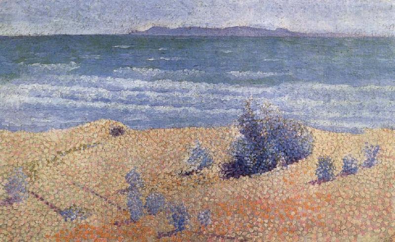 Henri Edmond Cross Beach on the Mediterranean china oil painting image